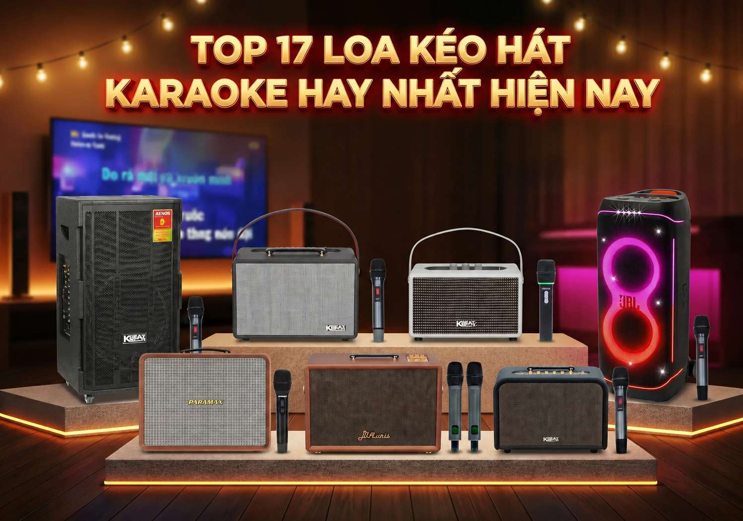 TOP 17 loa kéo chính hãng 100% hát karaoke hay nhất 2026