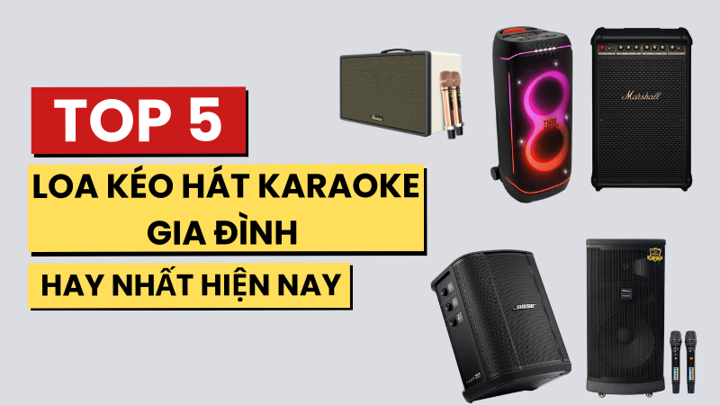 Top loa kéo hát karaoke gia đình hay nhất hiện nay