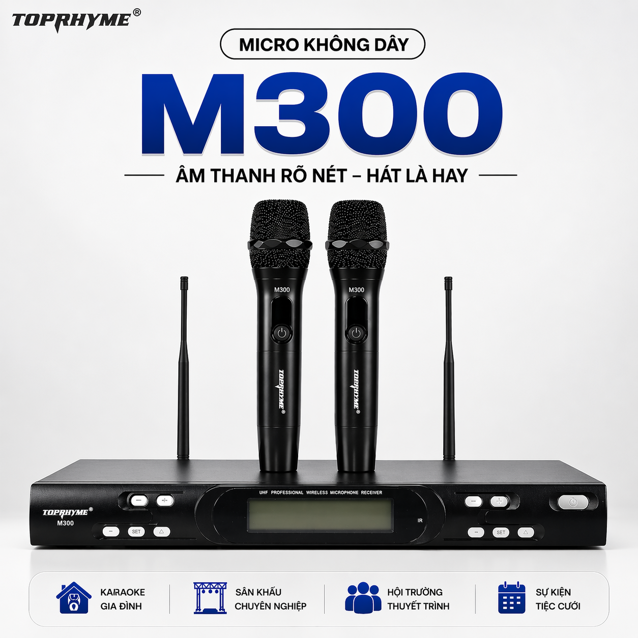 Micro không dây Toprhyme M300