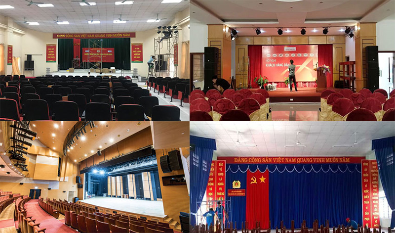 đ&egrave;n s&acirc;n khấu hội trường