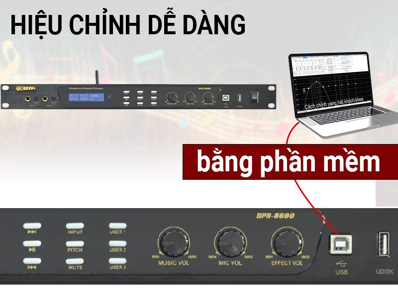 Vang số BIK BPR-8600
