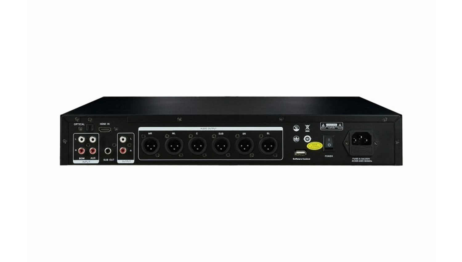 Vang số Boston Acoustics BA5000 mặt sau