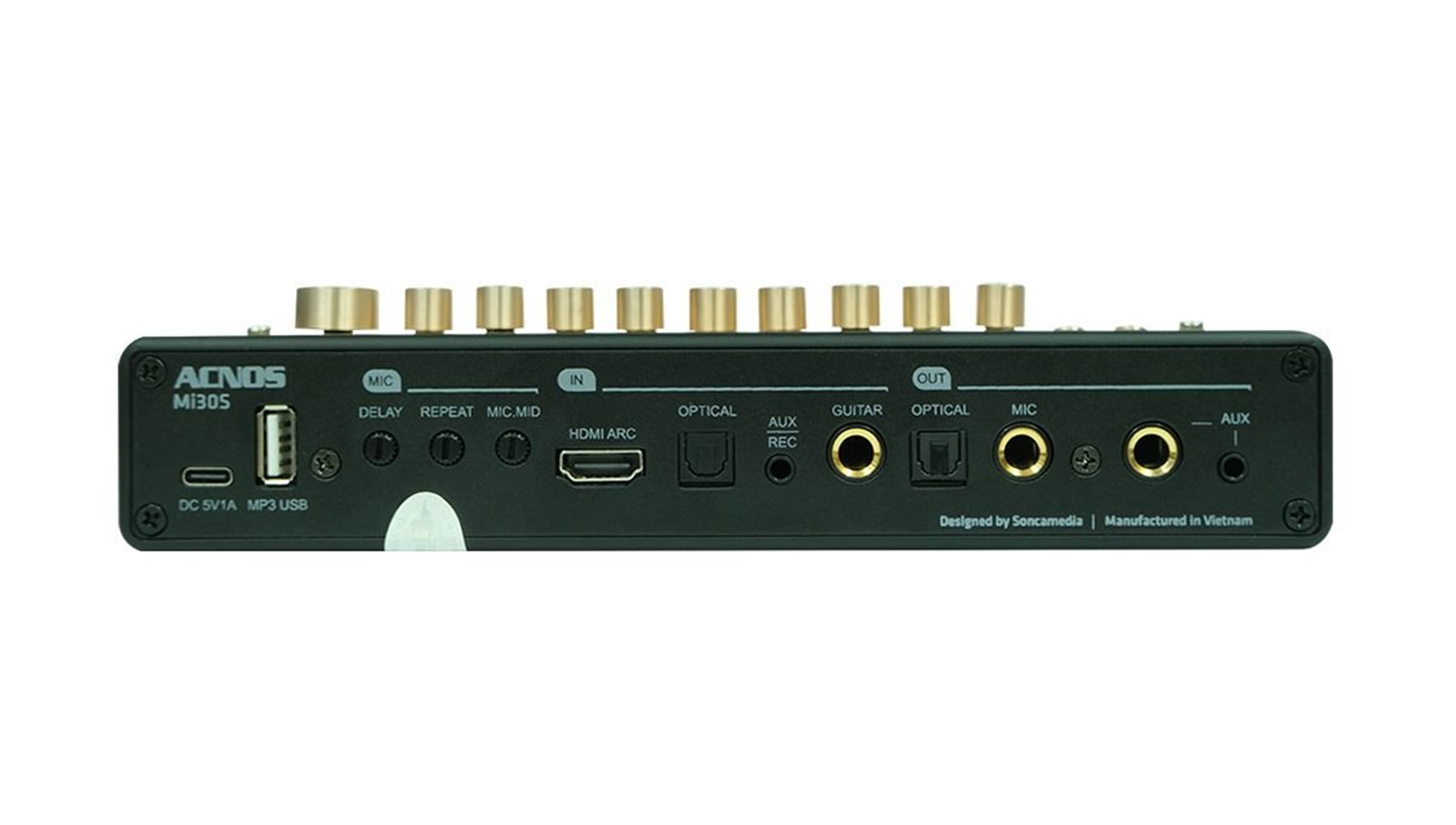 Vang số chỉnh cơ tích hợp Bluetooth & Micro Acnos MI30S