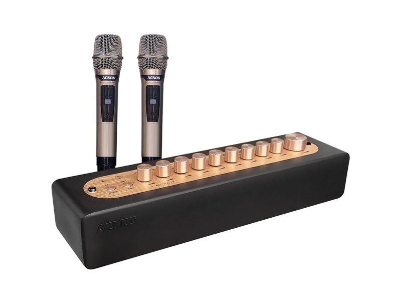 Vang số chỉnh cơ Acnos Mi30S V2 (Bluetooth & Micro, DSP, DAC 24bit, kết nối FM ô tô hát karaoke) - Hình 1
