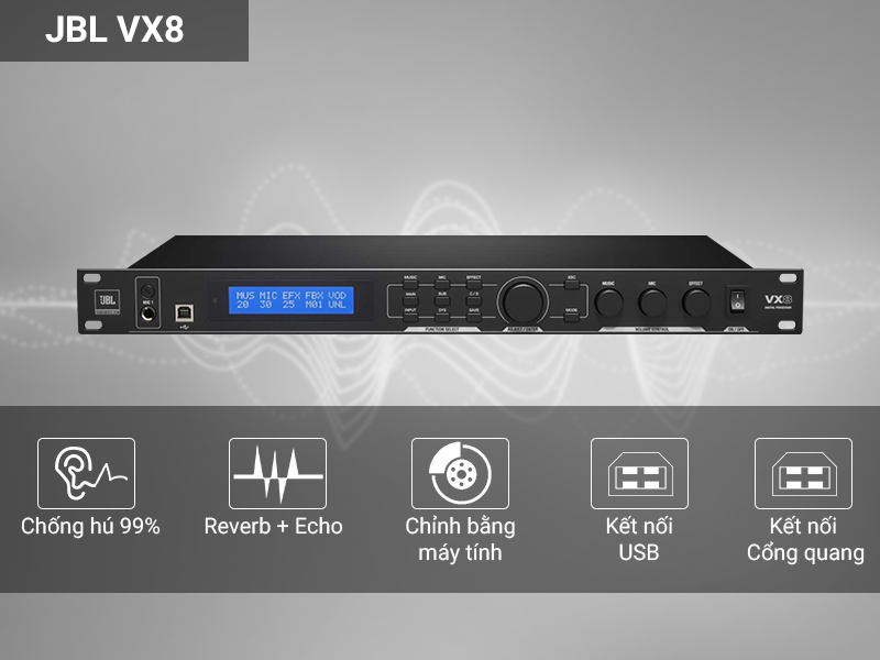 vang số JBL VX8