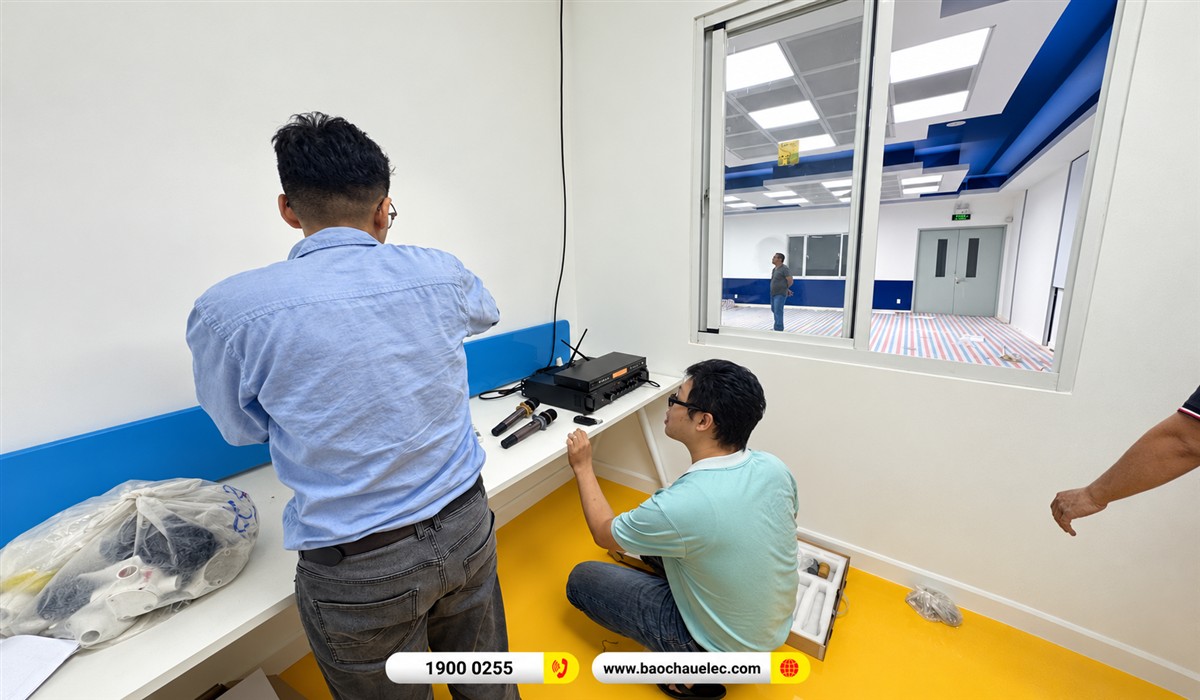 G&oacute;c lắp đặt cụm thiết bị điều khiển &acirc;m thanh tại VISINGPACK