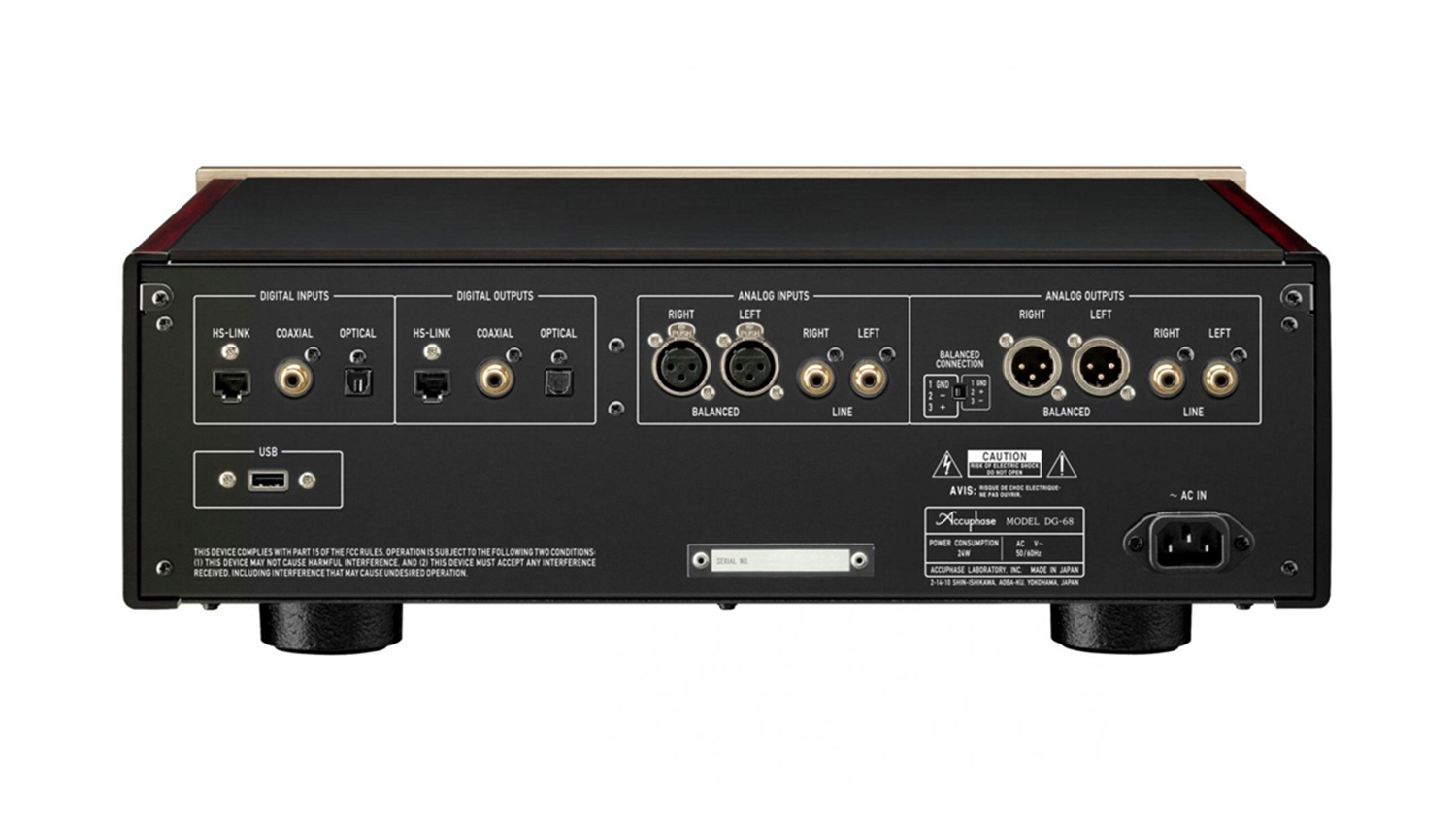 mat sau Bộ căn chỉnh tần số Voicing Equalizer Accuphase DG68