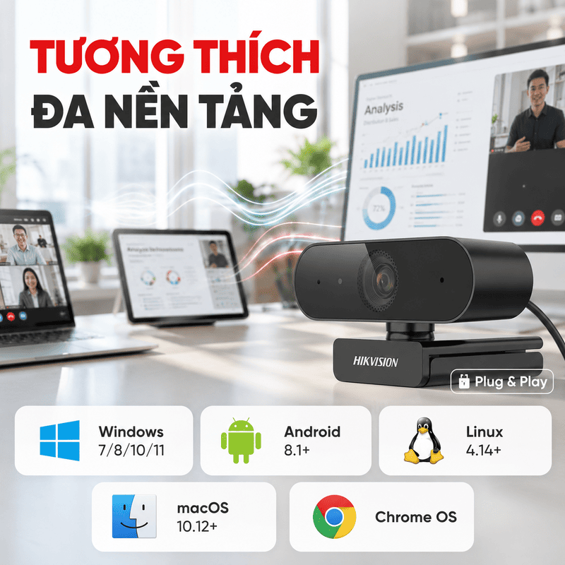 Webcam Hikvision DS-U04P