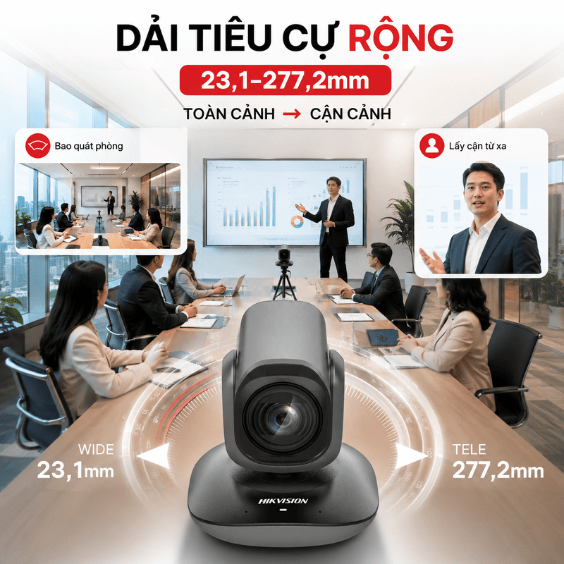 Webcam hội nghị Hikvision DS-PTZ Pro03
