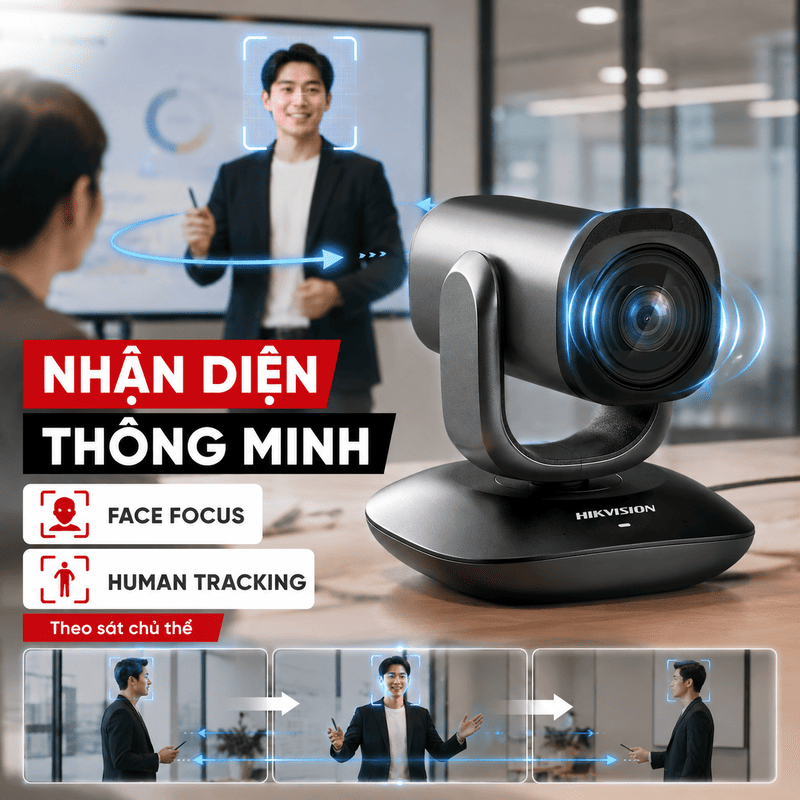 Webcam hội nghị Hikvision DS-PTZ Pro03