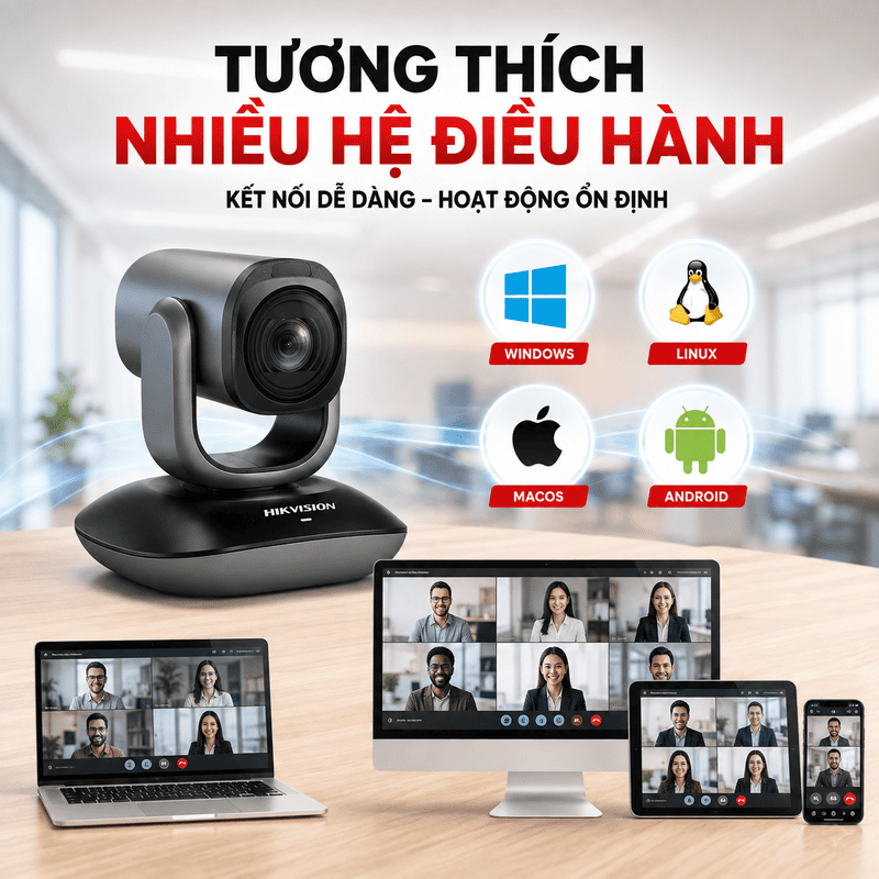 Webcam hội nghị Hikvision DS-PTZ Pro03