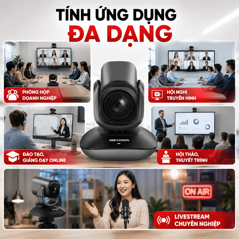 Webcam hội nghị Hikvision DS-PTZ Pro03