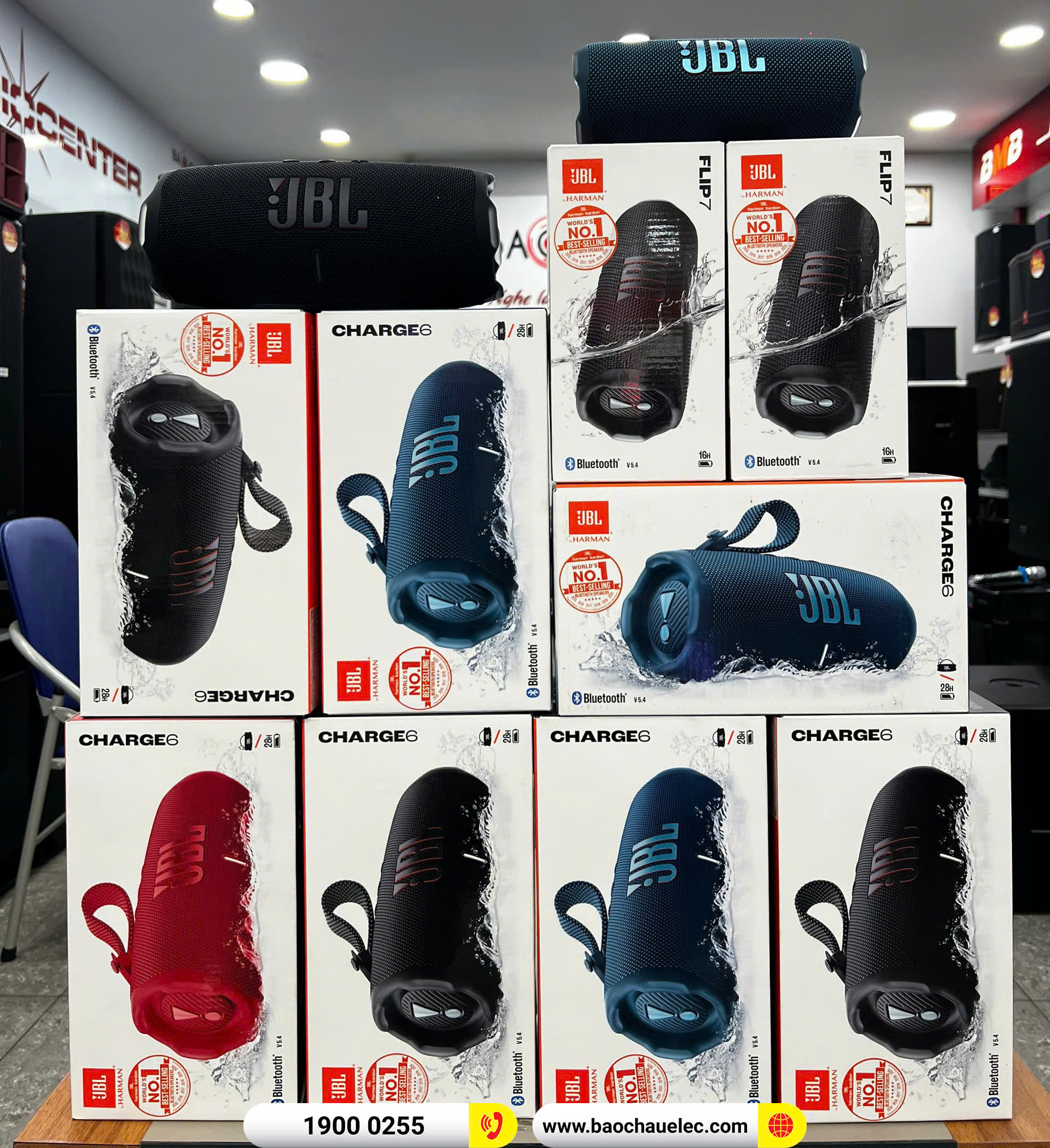 loa JBL Flip 7 về h&agrave;ng tại Bảo Ch&acirc;u Elec