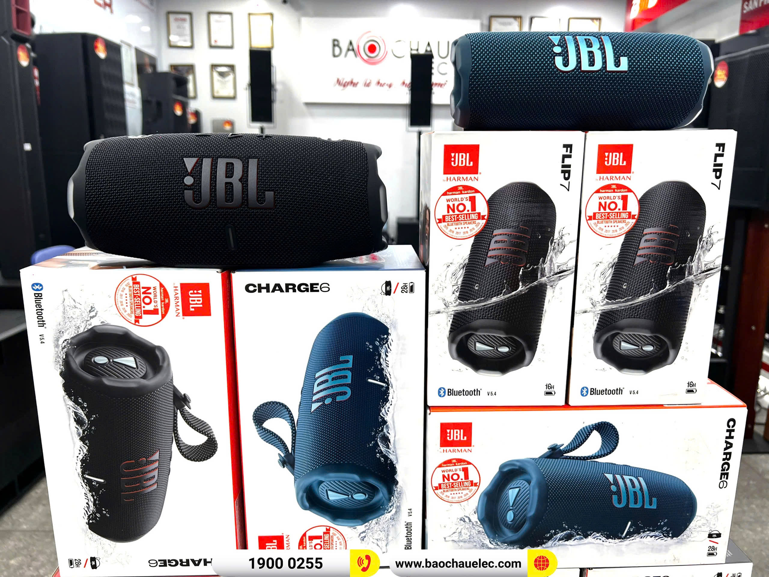 loa JBL Flip 7 về h&agrave;ng tại Bảo Ch&acirc;u Elec