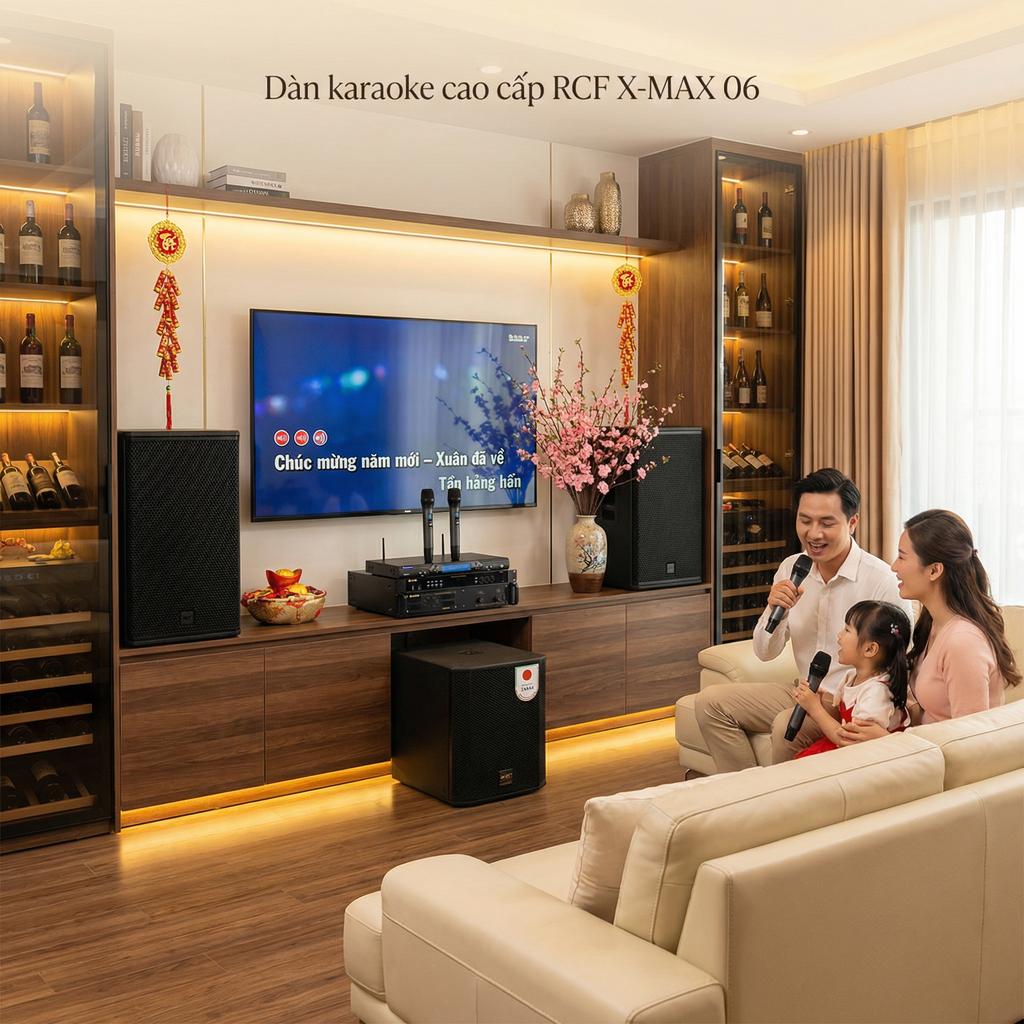 Dàn karaoke cao cấp RCF X-MAX 06 (RCF X MAX 12, BIK VM620A, BIK BPR-5800, BIK BBK-W25A, Baiervires BS9800) - Hình 6