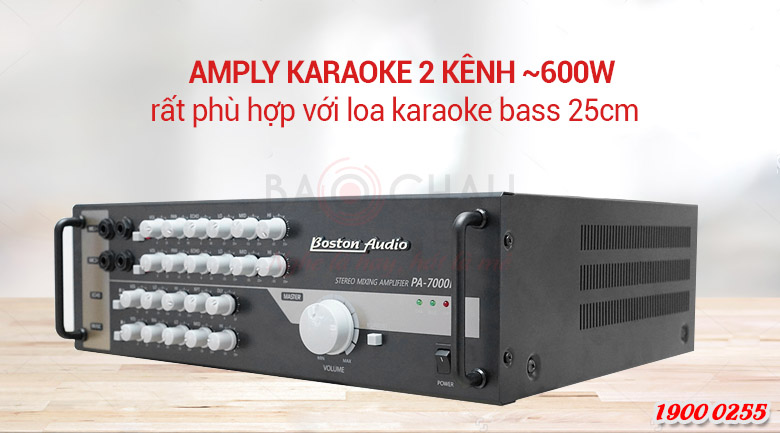 amply Boston PA-7000N ch&iacute;nh h&atilde;ng, gi&aacute; tốt