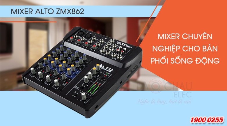 B&agrave;n mixer mini Alto ZMX862 chuy&ecirc;n nghiệp