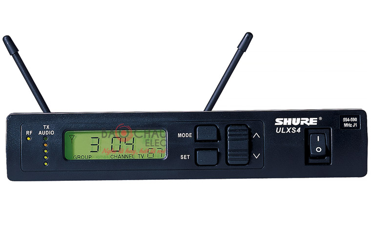 bo-dau-thu-shure-ulxs4 Micro Shure ULXS24/58 lọc âm tốt, chống hú