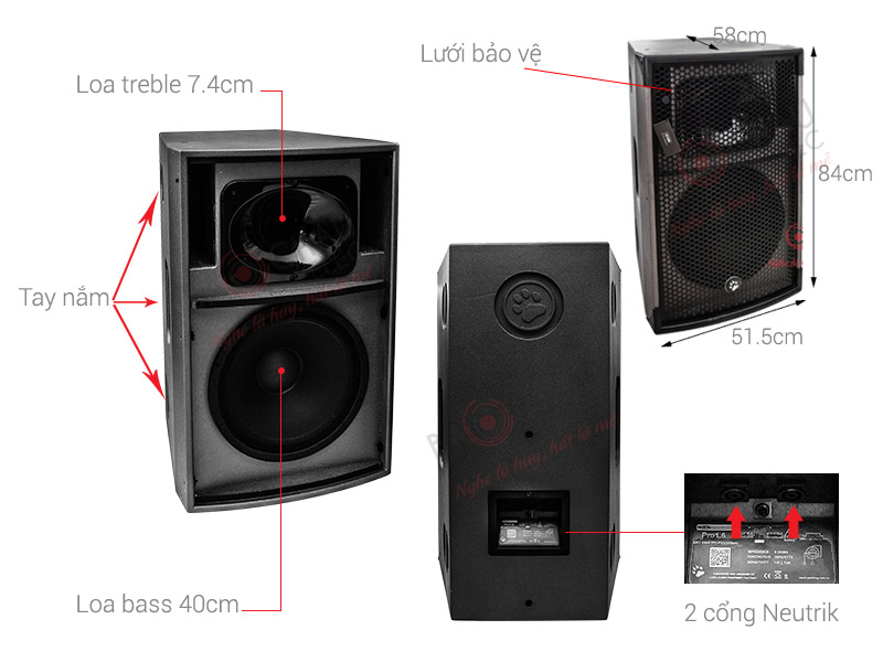 Ảnh kĩ thuật Loa hội trường - sân khấu CatKing Pro1.5
