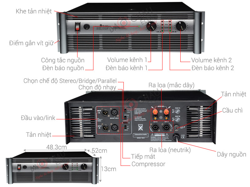 Ảnh kĩ thuật Cục đẩy CatKing Q10