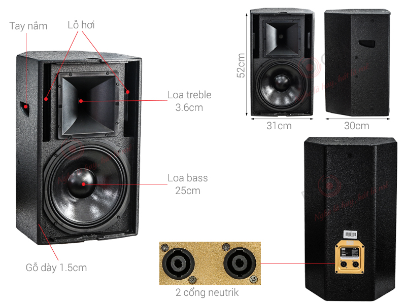 Ảnh kĩ thuật Loa AS CR-210