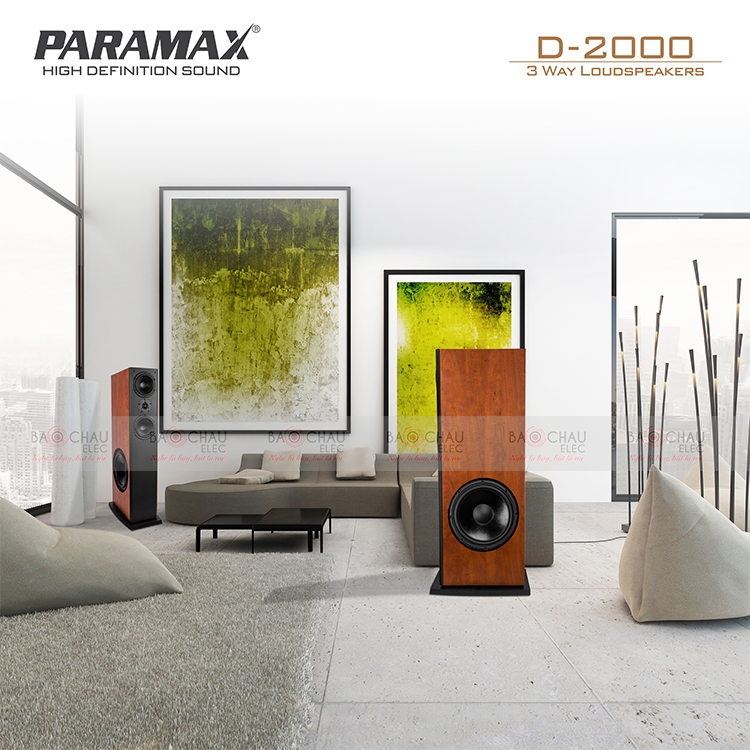 Loa Paramax D2000 dáng loa đứng hiện đại