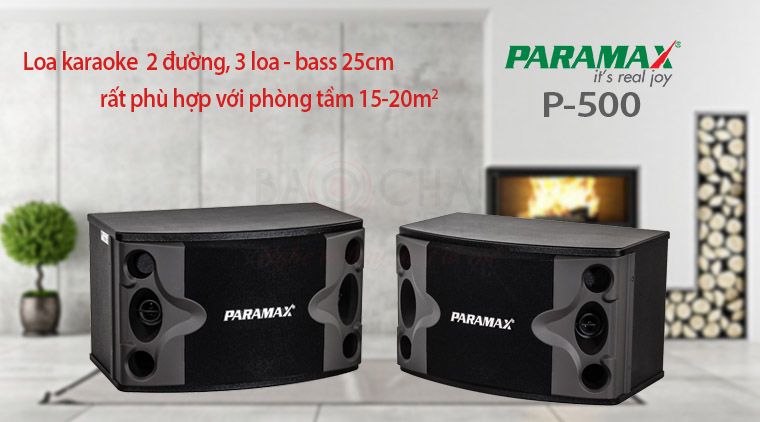 Loa karaoke Paramax P500 chuyên dụng cho phòng hát 15-20m