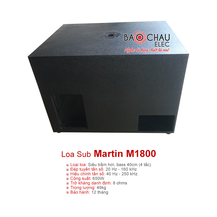 Loa sub Martin M1800