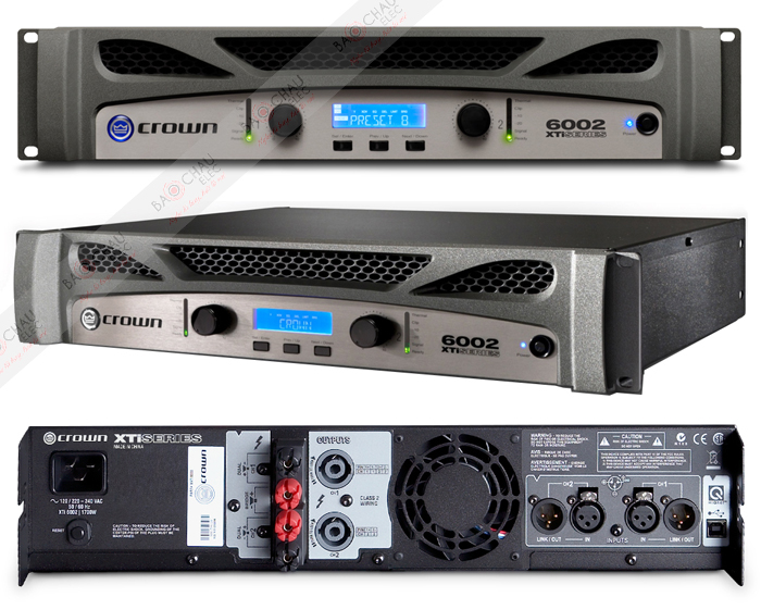 Cục đẩy c&ocirc;ng suất Crown XTi6002 chi tiết