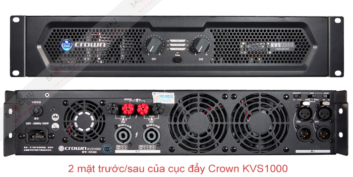 Cục đẩy c&ocirc;ng suất Crown KVS1000 - 2 mặt trước/sau