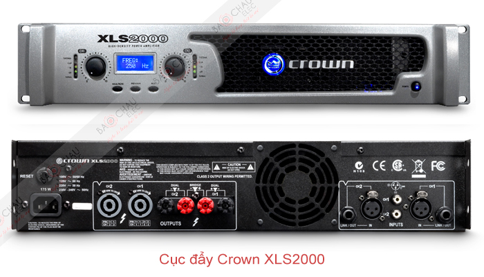 Cục đẩy Crown XLS2000 - 2 mặt trươc/sau Cục đẩy Crown XLS2000 - 2 mặt trươc/sau