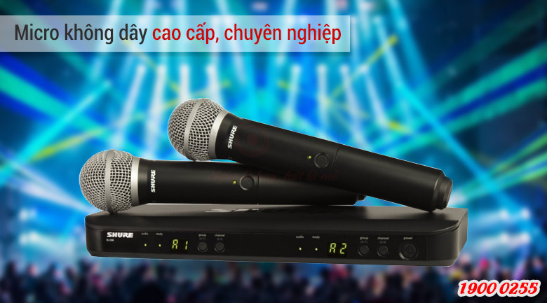 Micro shure blx288a sm58 ch&iacute;nh h&atilde;ng gi&aacute; tốt