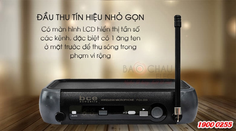Micro c&acirc;y kh&ocirc;ng d&acirc;y BCE PGX 999 thiết kế sang trọng