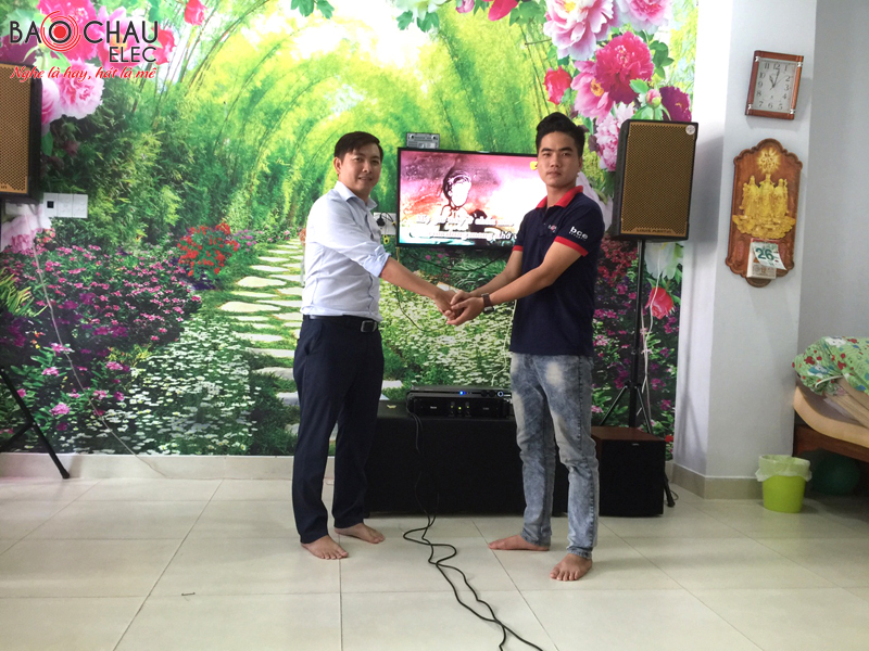  Lắp đặt dàn âm thanh hay cho gia đình chị Lan tại Quận Tân Phú 