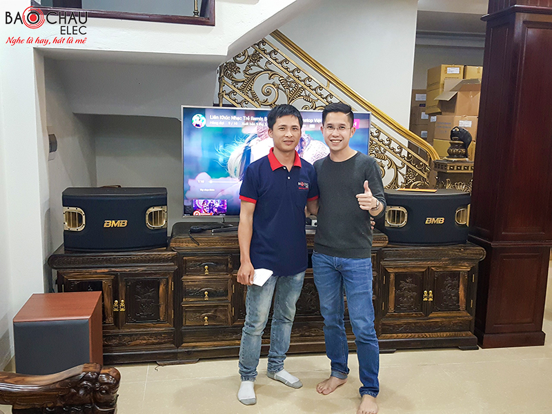 Lắp đặt dàn karaoke gia đình cao cấp cho Đông tại Hoài Đức, Hà Nội