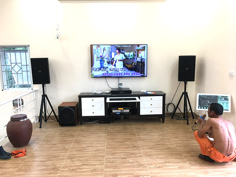 dan karaoke gia dinh cao cap cho anh thinh tai ba vi h6