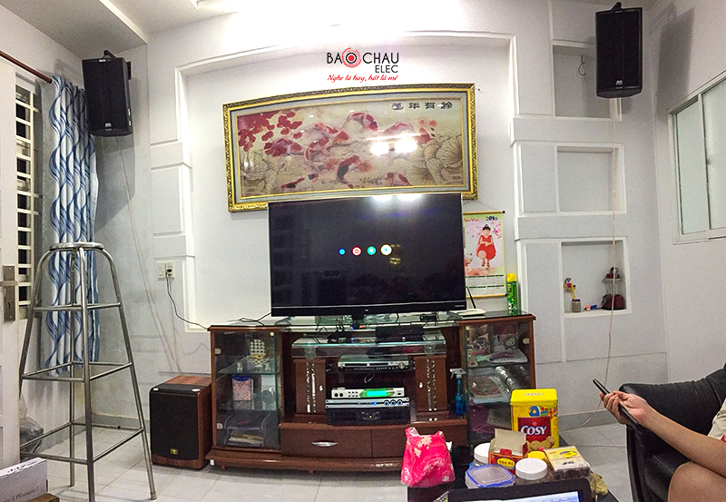 Bảo Châu elec HCM lắp đặt dàn karaoke gia đình cao cấp tại Bình Tân