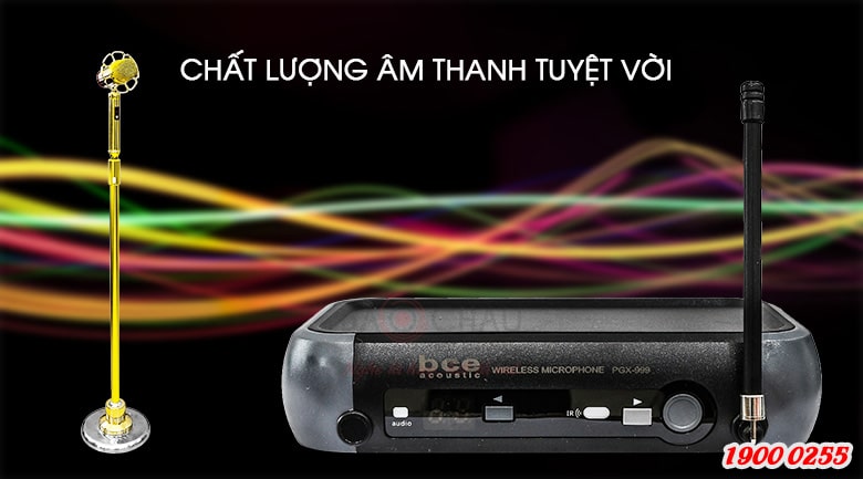 Micro c&acirc;y kh&ocirc;ng d&acirc;y BCE PGX 999 chất lượng cao
