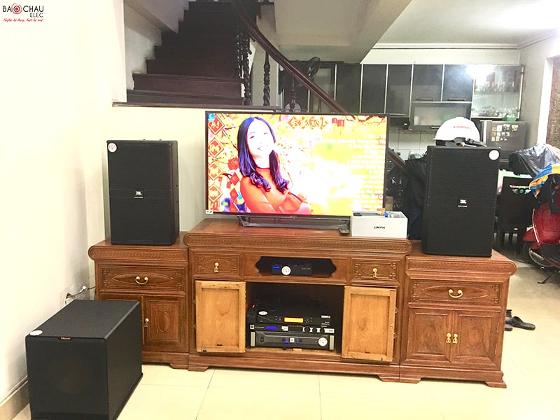 Lắp đặt d&agrave;n loa Full JBL cho gia đ&igrave;nh anh Huy tại Hải Ph&ograve;ng 